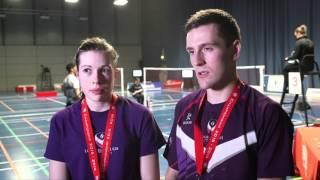 Jenny Moore & Greg Mairs looking for positive All England experience after BUCS win