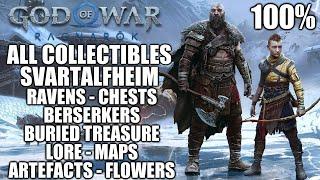 God Of War Ragnarok Svartalfheim All Collectibles Guide - All Ravens, Chests, Favours, Artefacts etc