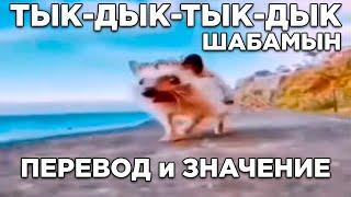 ТЫГЫДЫК ТЫГЫДЫК ШАБАМЫН - ПЕРЕВОД и ЗНАЧЕНИЕ МЕМА!