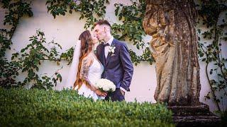 Wedding trailer with drone in Villa Le Piazzole, Florence