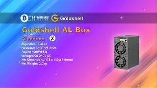 Goldshell AL Box 360Gh/s Alephium Miner Setup