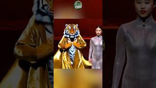 Female dancer AGT's Most SHOCKING Animal Performance in 2024! #americagottalent #tiger