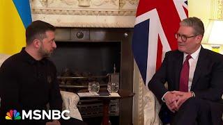 Zelenskyy meets with British PM as European leaders line up behind Ukraine