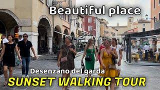 Immerse Yourself in Italy's Stunning 4K HDR Sunset Walking Tour | Desenzano del Garda