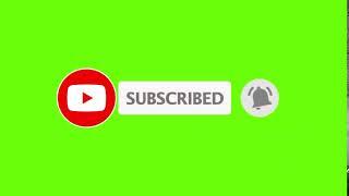 1. Green Screen Subscribe Button (No Copyright)