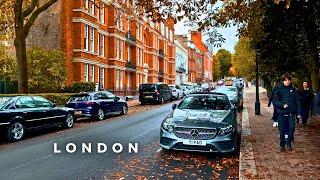 90 Min Walking Tour of Hampstead Village in Fall  | London Walking Tour