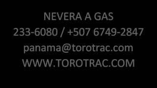 NEVERA A GAS WWW.TOROTRAC.COM