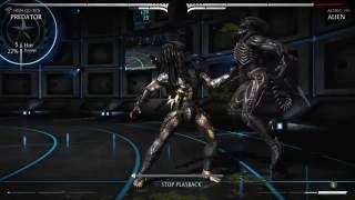 MKX - Predator (Hish Qu Ten) one bar 52% Combo!!