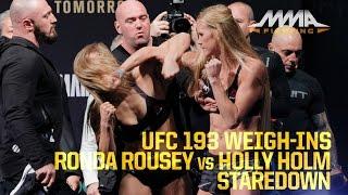 UFC 193 Weigh-Ins: Ronda Rousey vs. Holly Holm