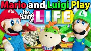 Crazy Mario Bros: Mario and Luigi Play The Game of Life!