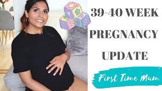 39 - 40 WEEK PREGNANCY UPDATE | BUMP SHOT | BABY GIFTS | Bhavi Byrne