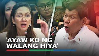 'Walang hiya talaga ako!' Duterte tells Hontiveros after apologizing, calling her 'sensitive'