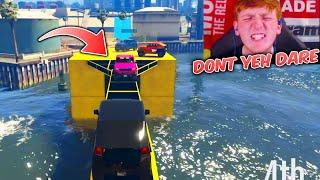 EVERY ANGRY GINGE GTA RACE #8 (STREAM HIGHLIGHTS)