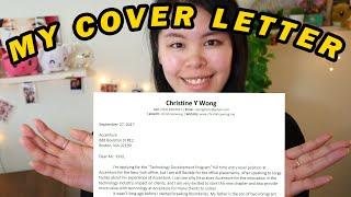 How to write a GREAT Cover Letter | THIS Cover Letter Got The Job