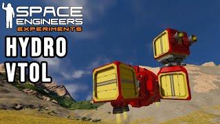 Space Engineers Experiments: Hydro Vector Thrust