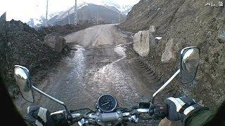 [IRAN MOTOVLOG] Motorcyclist and Abandoned Roadblock