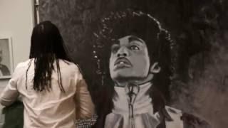 Mural Unveiling by Aaryon Bird Williams "The Purple Reign"