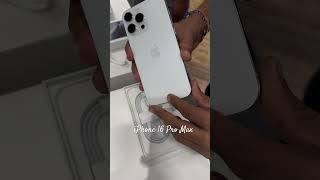 iPhone 16 Pro Max titanium white