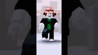 Nostalgic Roblox Games