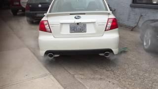 Subaru WRX Custom 3inch stealth Exhaust @ HOTRODSCOTTS