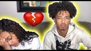 I MADE MY LITTLE SISTER BREAK UP WITH HER BOYFRIEND ON CAMERA!!! (HER BF GOT MAD)