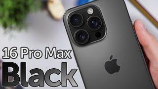 Black iPhone 16 Pro Max is TIMELESS! Unboxing, First Impressions & Color Review!