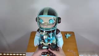 Unboxing Pop Mart 400% Mint Chocolate Mega Space Molly - 泡泡玛特