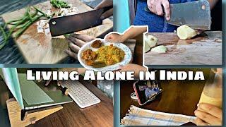 Living Alone | India Vlogs | Chill days | Making Khichdi & unboxing parcel | Relaxing vlog | Ep. 1 |