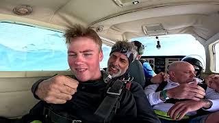 Hampus First Skydive! Tandem Jump from 10000 feet at iJump Gran Canaria