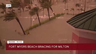 Hurricane Milton: Fort Myers Beach Suspends Emergency Services as storm surge rises