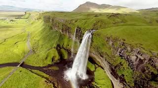 BEAUTIFUL AERIAL VIEW of "ICELAND"