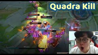 Huni 1v4  /  Fastest Lee Sin Combo /  200 IQ Plays