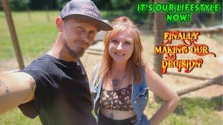 THAT'S WHAT YOU CALL GETTING CRAPPED ON!  | vlog, couple, life, tiny house, homesteading, off-grid |