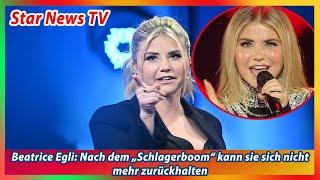 Beatrice Egli Nach dem „Schlagerboom“ kann sie sich nicht mehr zurückhalten