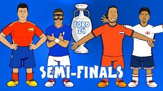 The Semi- Finals of EURO 2024! (Spain vs France Netherlands vs England Semi-Final Preview)