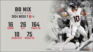 Bo Nix Week 7 Replay: Every Pass and Run @ New Orleans Saints