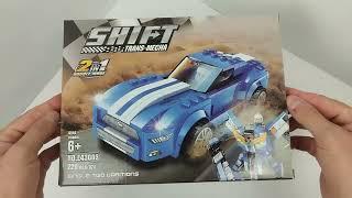 Распаковка Конструктор машина робот Shift 2в1 аналог Lego совместим с лего