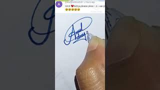 Signature#Amit name signature#Amit signaturestyle#beautifulsignatureamitadrija#ytshorts#calligraphy