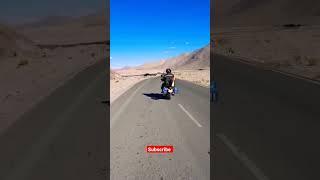 Upshi to️ Hanle bike ️Ride beautiful ️wather osam ️road