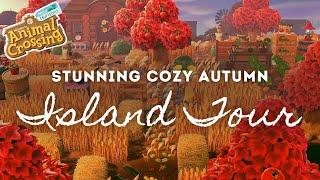 STUNNING COZY AUTUMN ISLAND TOUR | Animal Crossing New Horizons