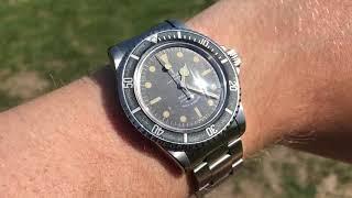 1966 Tudor submariner 7928 rose dial