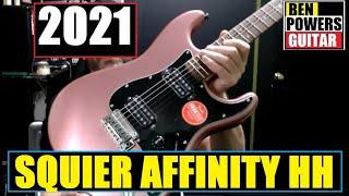 Squier Affinity Stratocaster HH 2021 - Full Review / Demo - Burgundy Mist