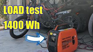 Surron fast charge Mech Marvels 2000 watt Inverter generator MAXIMUM LOAD test