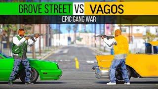 Grove street VS Vagos/Groves attack Vagos/Epic gang war