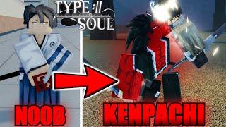 Going From Noob To BANKAI Berserk Kenpachi Zaraki In Type Soul...(Roblox)