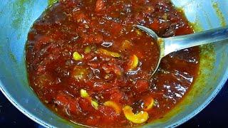 টমেটো চাটনি মুখরোচক স্বাদে | Tomato Chutney Recipe |