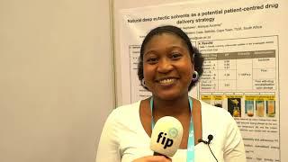 Poster presentation at FIP congress 2024 — PhD candidate Candidah Nephawe