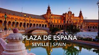 HDR Exploring a Spectacular Place: Take a Relaxing Walking Tour of the Plaza de España Seville!