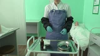 37  Введение газоотводной трубки в прямую кишку