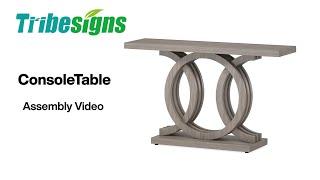 JW0419/JW0592/JW0693/JW0496 - Installation Guide - Console Table with Geometric Base